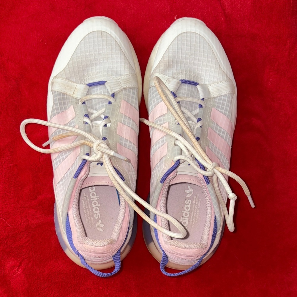 Adidas Originals ZX Women’s Sneakers Pink/White Size 7.5